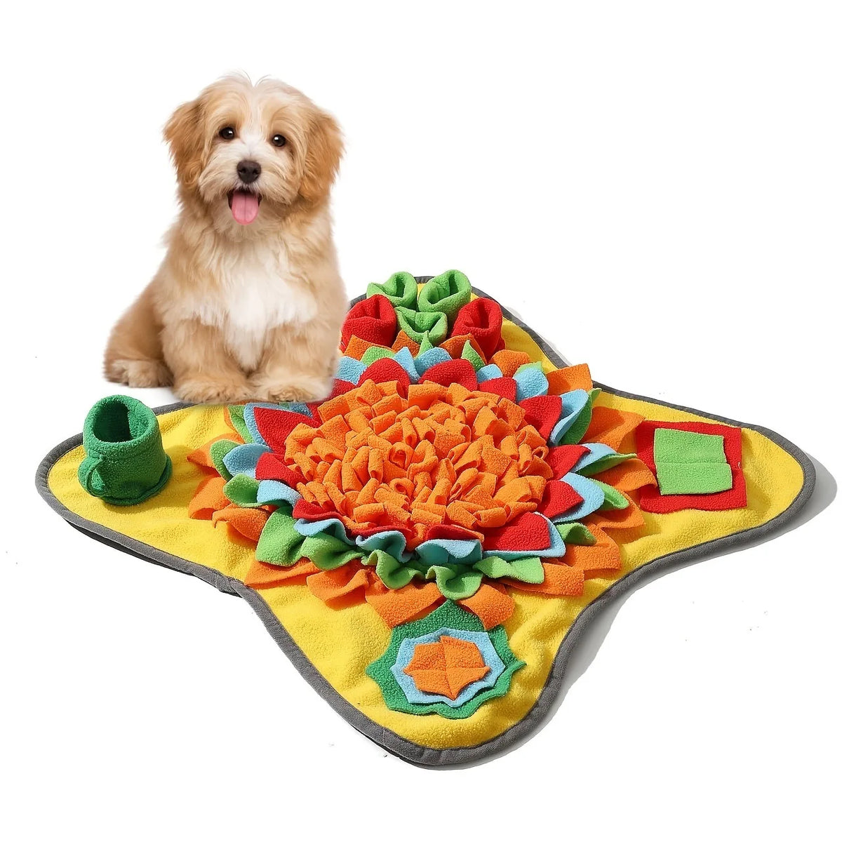 Alfombra rompecabezas para perro