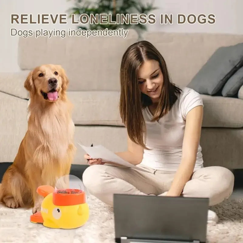 Snack Master 2en1 – Dispensador Interactivo Antiaburrimiento para Perros