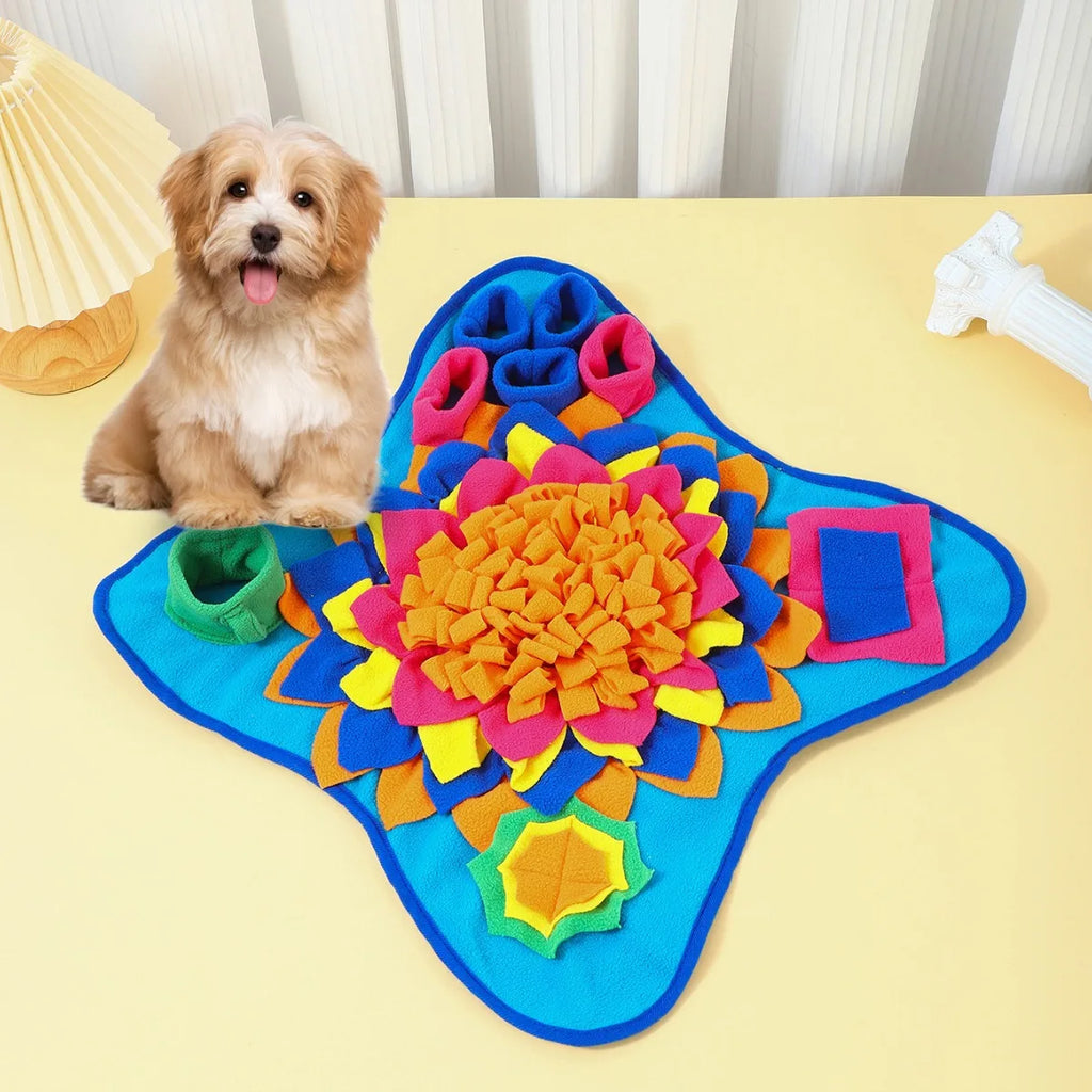 Alfombra rompecabezas para perro