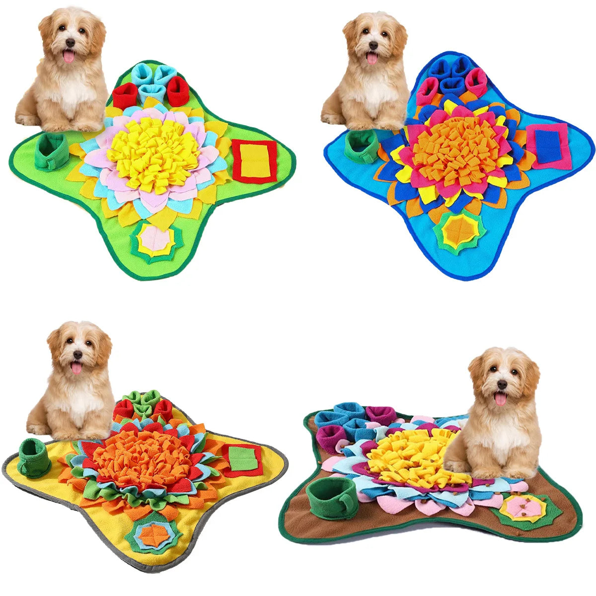 Alfombra rompecabezas para perro